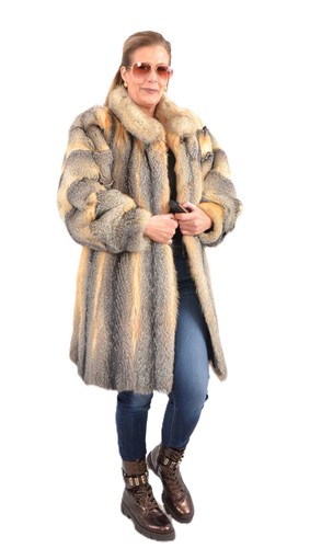 A1855 fuchsjacke echt pelz - echt,