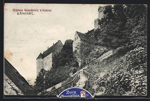 Ansichtskarte kohren schloss - ansichtskarte,