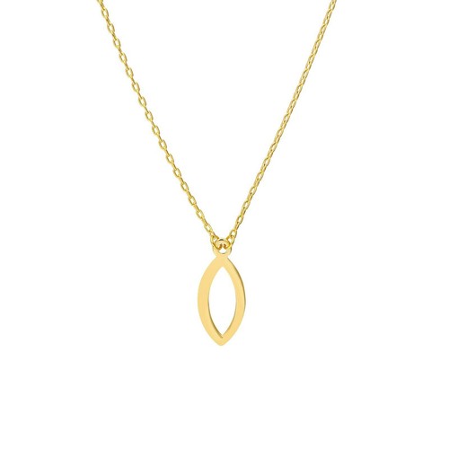Offene marquise form anhänger - offene,