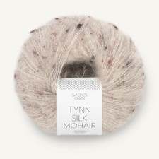 TYNN SILK MOHAIR von SANDNES GARN - GREIGE TWEED (2600) - 25 g / ca. 212 m Wolle