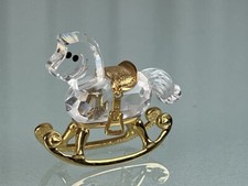 Swarovski Figur Kristall 199447 Schaukelpferd 4,5 cm. - Top Zustand 