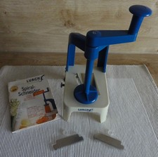 Spiralschneider von Lurch f.  Gemüse mit 3 Messereinsätzen u. Rezeptbuch