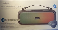 NEDIS RGB IPX5  Bluetooth Party Boombox 30W 3000mAh  Akku Partylicht