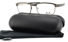 OAKLEY Brille Surface Plate Titanium 138 OX5132-0654 Satin Lead Rechteck Bicolor