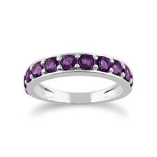 Klassischer runder Amethyst