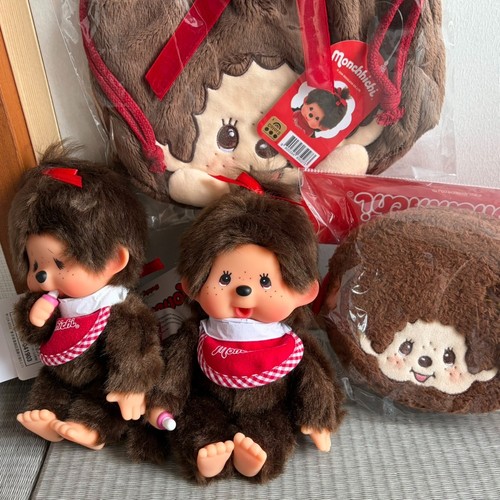 Monchhichi plush dolls - monchhichi, face