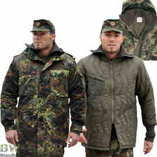 ORIGINAL BUNDESWEHR PARKA + UNTERZIEHJACKE SET KÄLTESCHUTZ BW JACKE FLECKTARN
