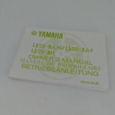 original Yamaha LB 50 II 1975 Handbuch Bedienungsanleitung Fahrerhandbuch Manual