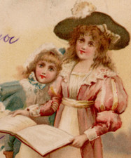 126/397 AK HISTORISCHE KLEIDUNG MODE HUT ALBUM RITTERGUT ULLERSDORF ZITTAU 1902