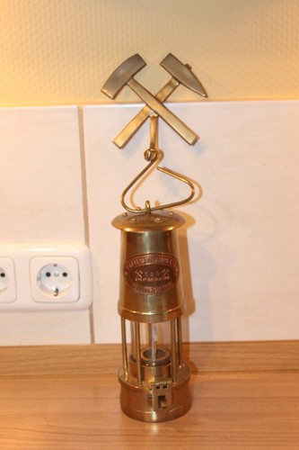 Schwere bergbau grubenlampe - ,