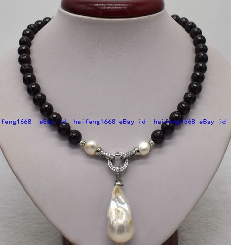 14mm schwarz achat edelstein - 6-14mm,
