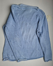 BLUE WILLI´S  Pullover Grobstrick Rollkragen warm Gr. M 38 Basic hellblau