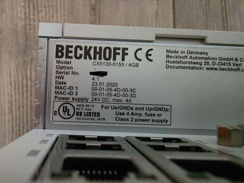 Beckhoff automation cx5130 - automation, cx5130-