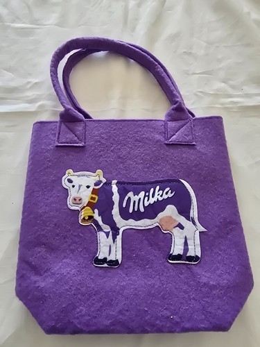 Milka tasche stofftasche - milka, tasche,stofftasche