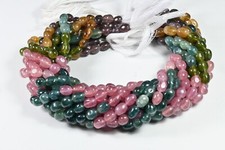 A++ Multi Turmalin Glatt Oval