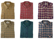 RINALDO Karo Flanell Hemden Holzfäller Freizeit Herren kariert klassisch langarm