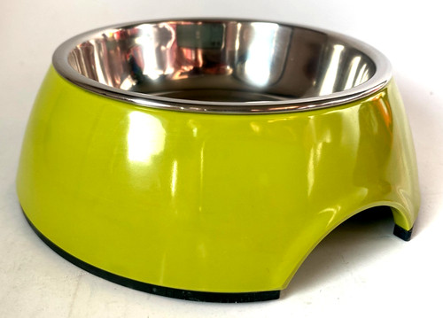 Lime melamin edelstahlnapf - melamin,