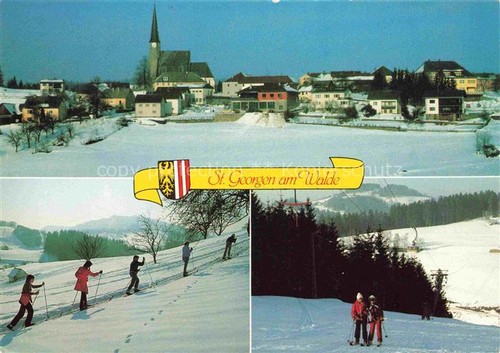 Georgen walde ortsansicht - st,
