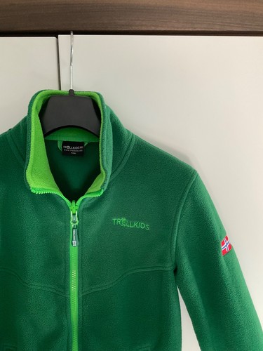 Trollkids fleecejacke grün - fleecejacke,