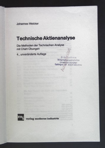 Technische aktienanalyse die - technische, aktienanalyse: