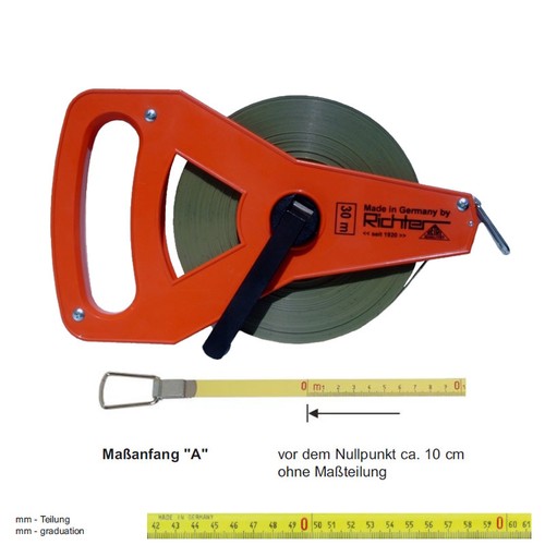 Richter stahlbandmass 404r mit - stahlbandmass,