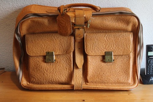 Alte leder tasche reisetasche - leder,