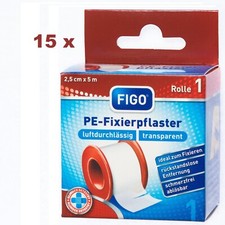 15 x Fixierpflaster 2,5cm x 5m
