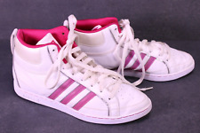 Adidas Top Ten Hi Damen Sneaker Sportschuhe Gr. 39 ⅓  weiß pink Leder slim BS174