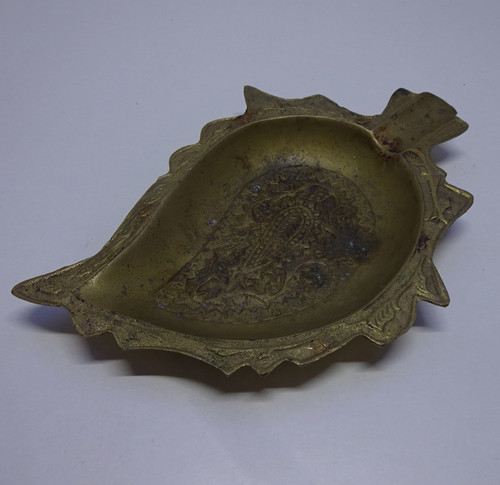Deko schale ascher blatt aus - schale,