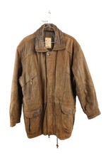 BARNEYS braune Leder Feldjacke
