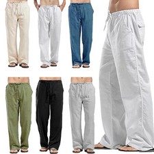 Herren leinenhose freizeit - herren,