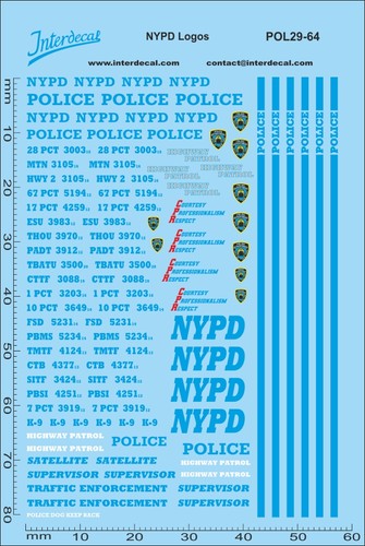 Polizei nypd police 1 - polizei,, 1/64