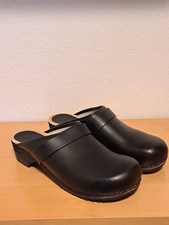 Sanita Holzclogs Clogs Holz Schwedenclogs schwarz in Gr. 45