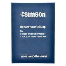 Simson Reparaturanleitung für S51 / 1, S70 / 1 und Roller SR50 / 1, SR80 / 1 - o