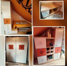 Jugendzimmer Komplettset Bergahorn u. Alpinweiss