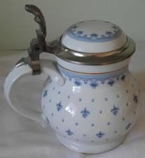 Bierkrug - Zinndeckel -