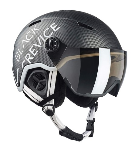 Skihelm black crevice vail - black,