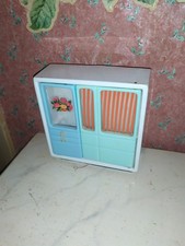 Alter Celluloid Schrank um 1950 Küche -Puppenhaus-Puppenstube