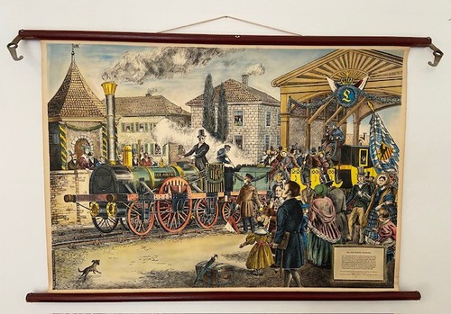 Orig lithographie die - "die, erste