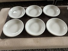 IKEA Rondo Portugal Porzellan weiß 6 x Salatteller Suppenteller Ø 19 cm H 3,5 cm