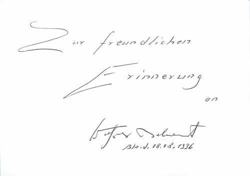 Autogramm wolfgang behrendt - autogramm,