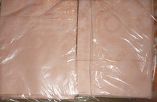 Original DDR Bettwäsche Damast 4 teilig  VEB Planet Eppendorf  Damast hell rosé