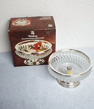 Vintage WMF Diadem Konfektschale, Bleikristall 02 6860 1140 unbenutzt