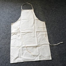 Kochschürze - 100% Baumwolle (ungebleicht) - Küchenschürze, Bastelschürze