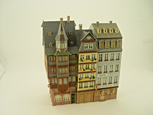 Stadt häuserzeile 3teilig - häuserzeile,