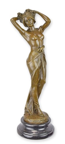 Skulptur bronze frau - frau, akt
