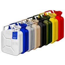 FIXKRAFT Metall-Kanister für Benzin & Diesel Stahlblech 5L 10L 20L Kraftstoff