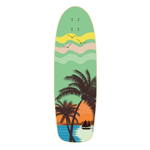Surfskate deck lagig - surfskate-deck, 7-lagig