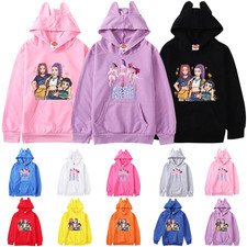 Kinder Mädchen Devils Hunters Hoodies Langärmeliges Sweatshirt K-POP Pullover DE