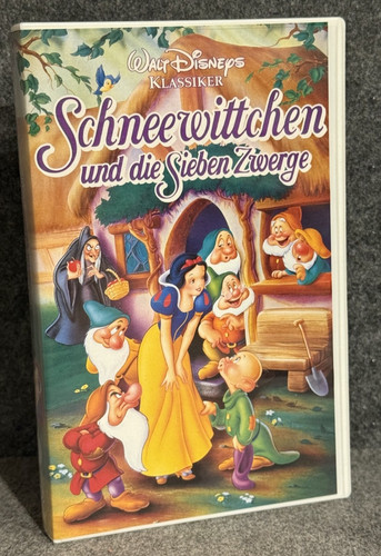 Vhs walt disney schneewittchen - vhs,